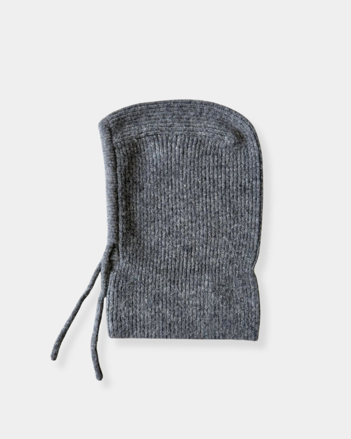 FUZZY ALPACA BALACLAVA - PEBBLE GREY
