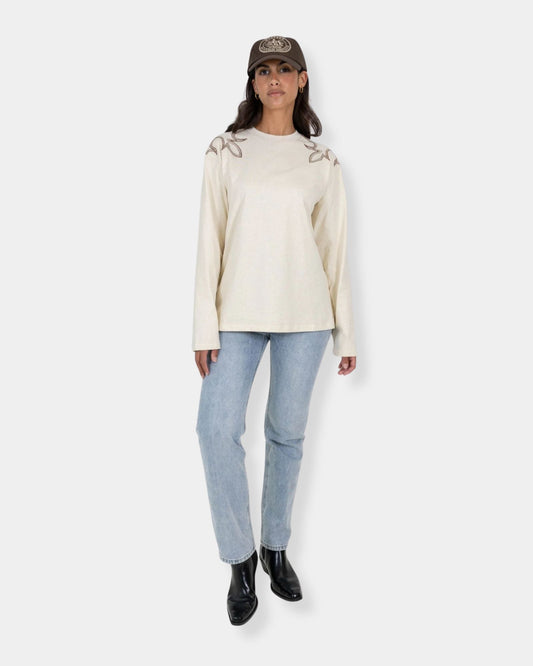 LASSO TOP WHITE