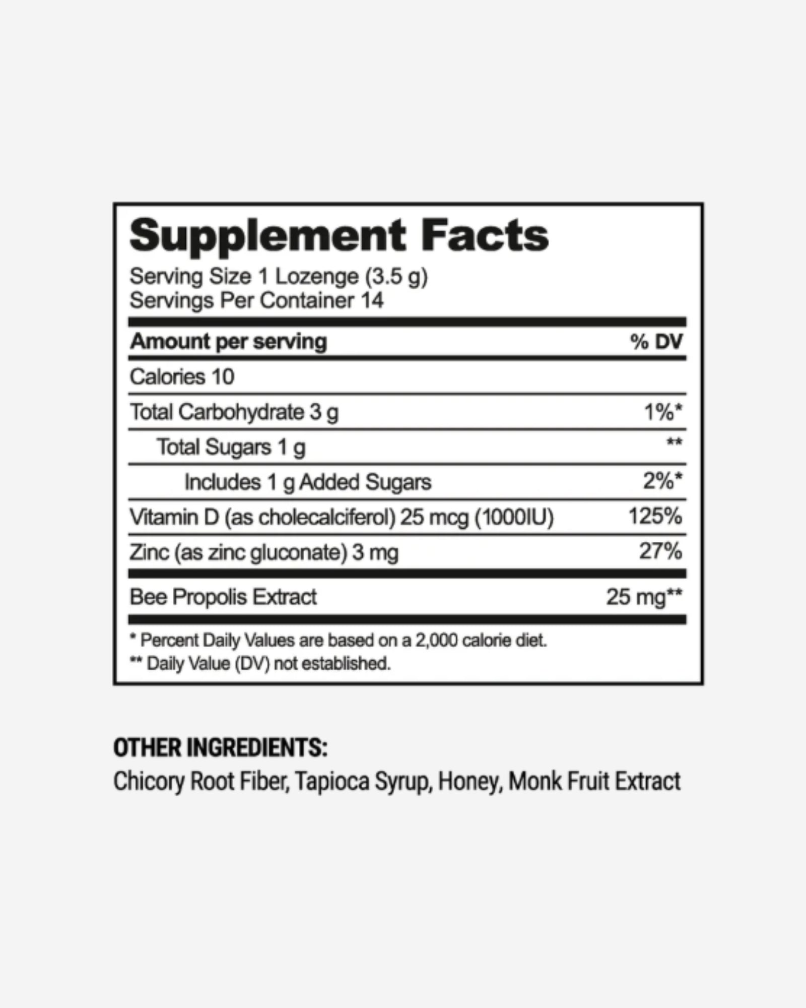 HONEY PROPOLIS LOZENGES