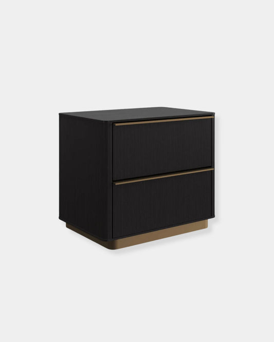 KALLA 2-DRAWER NIGHTSTAND - CHARCOAL