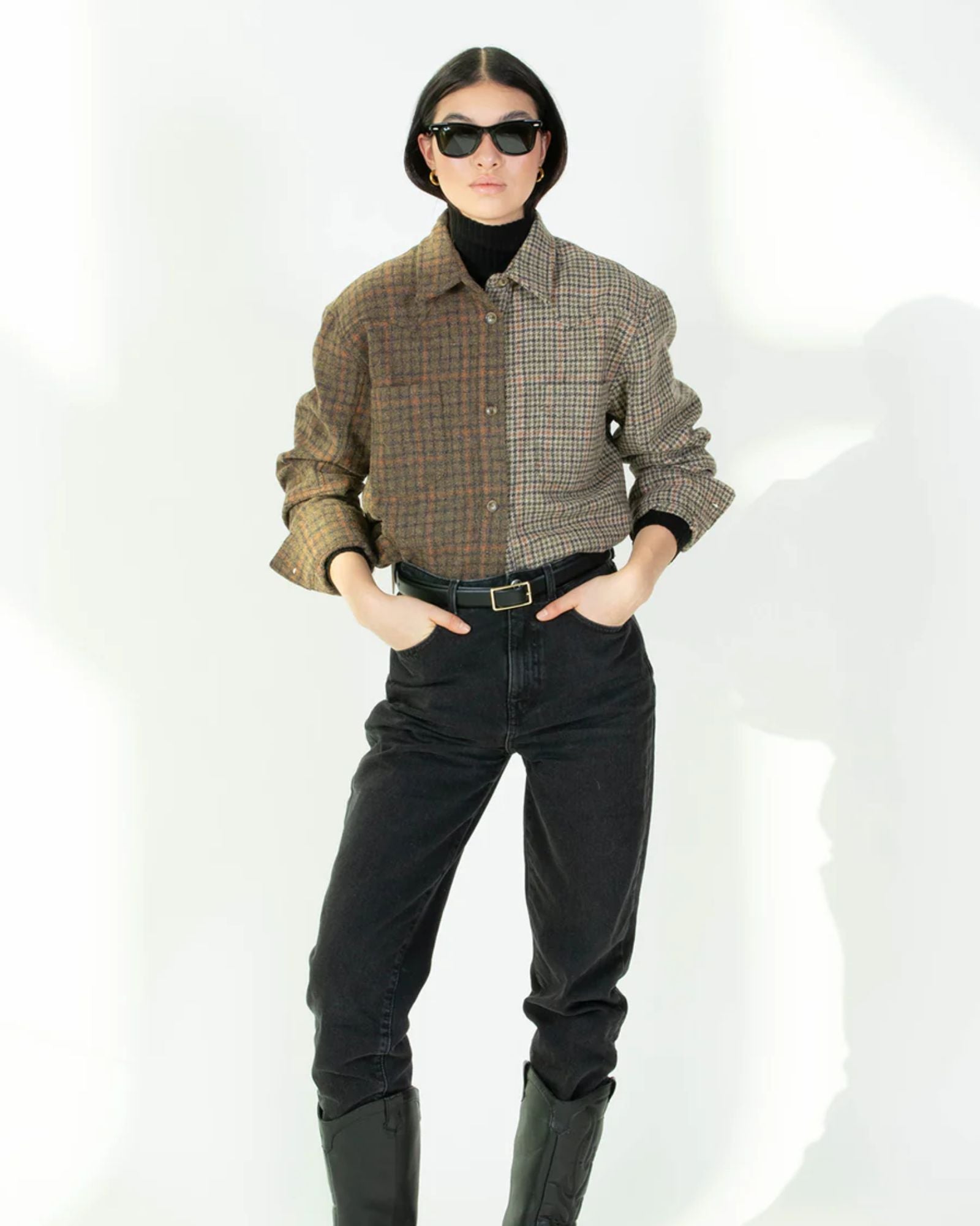 WESTERN SHIRT TWO TONED