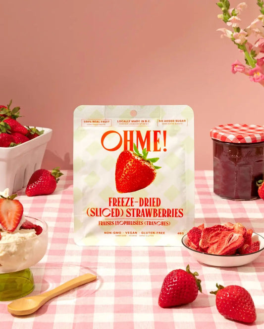 FREEZE DRIED SLICED STRAWBERRIES