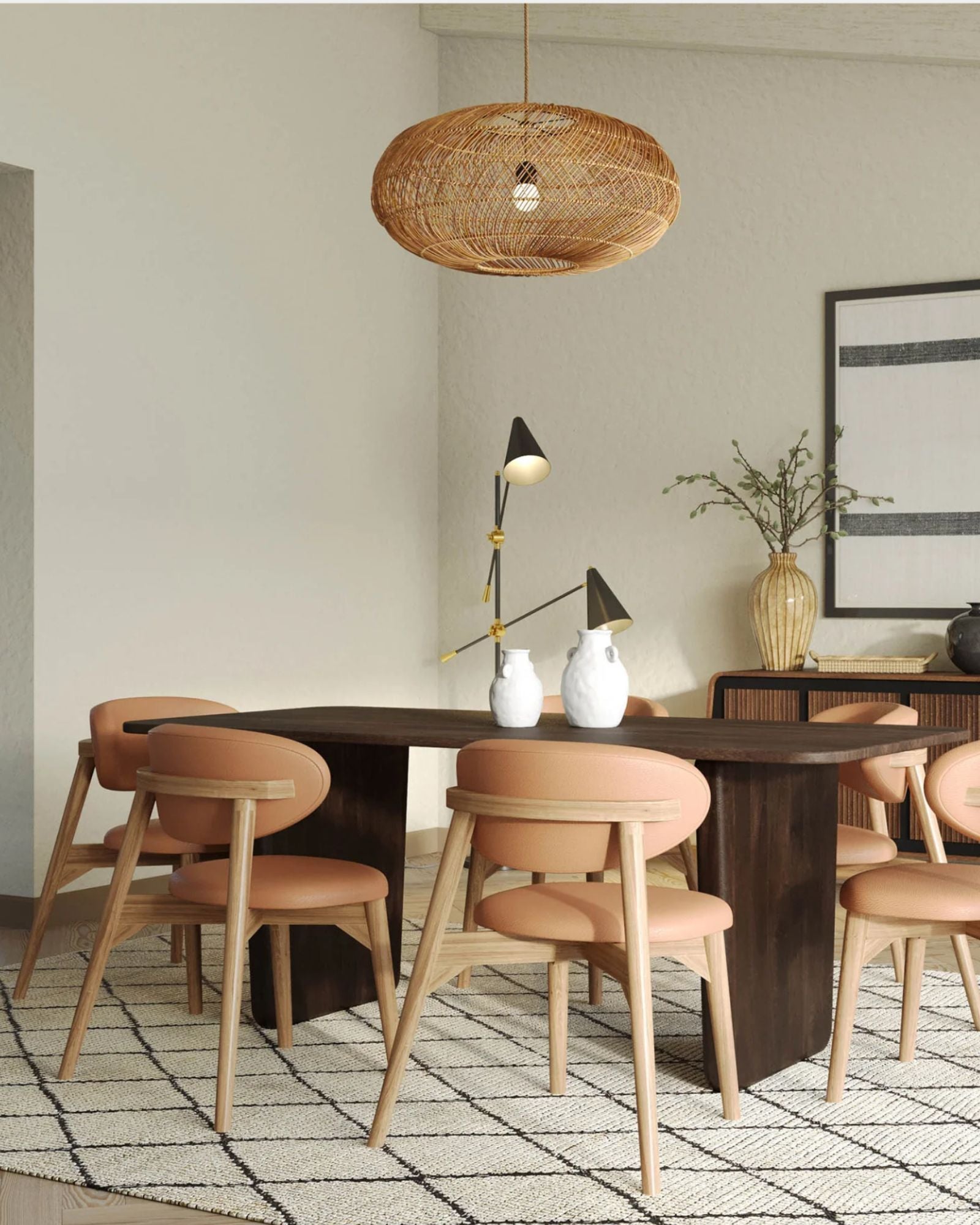 GALAXY DINING TABLE 82"