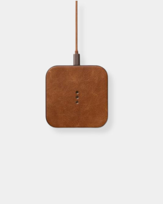 CATCH:1 LEATHER CHARGER - SADDLE