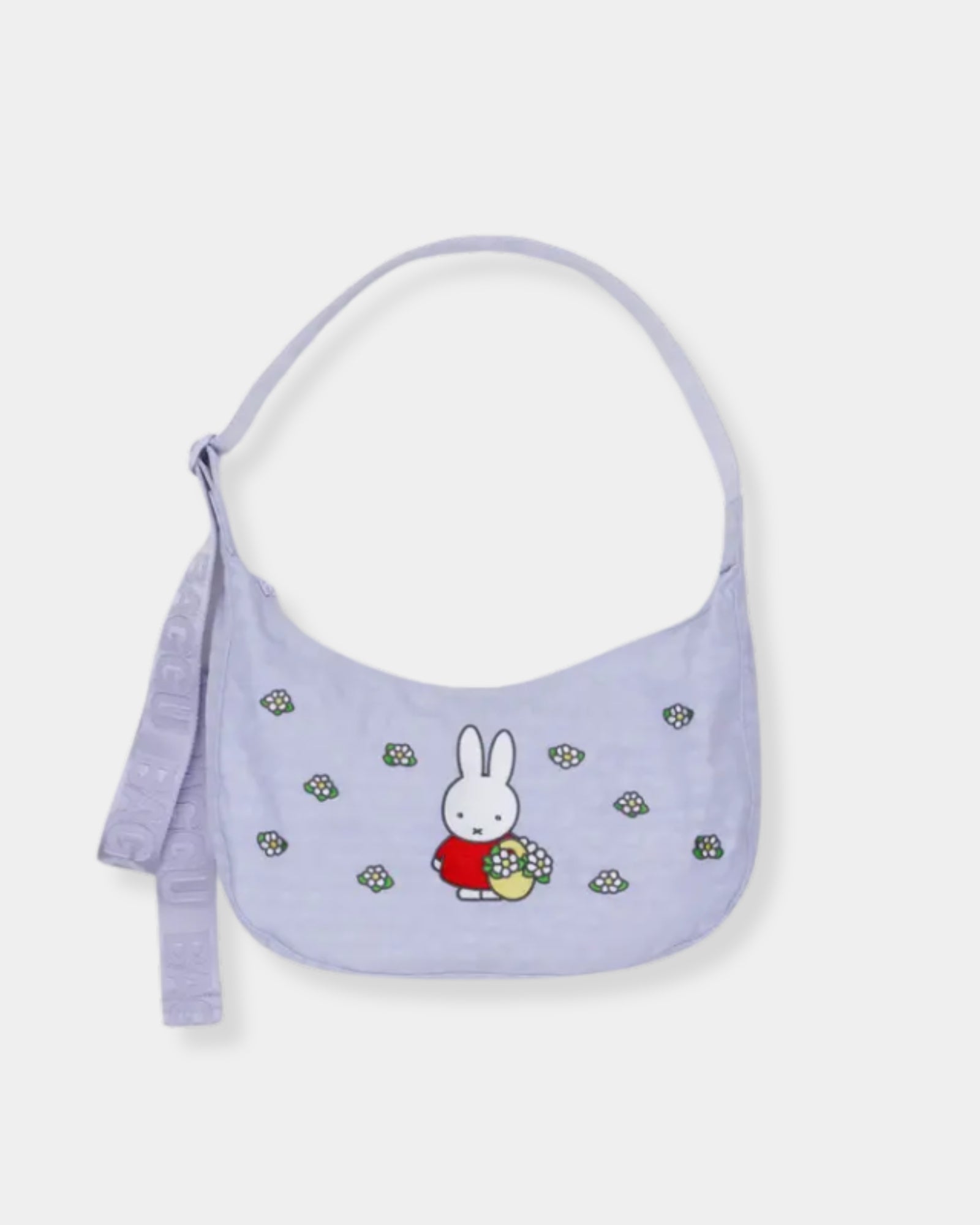 MEDIUM NYLON CRESCENT BAG - EMBRIODERED MIFFY