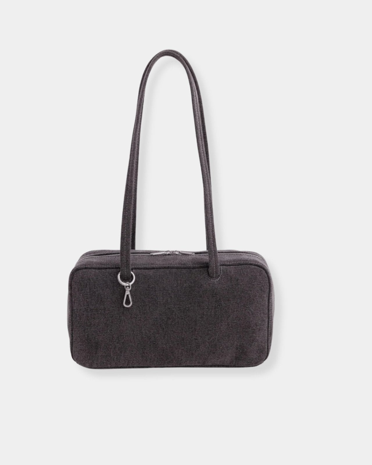 DENIM BOWLER BAG - WASHED BLACK DENIM | Stonewaters