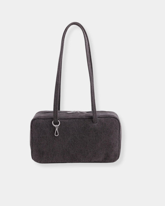 DENIM BOWLER BAG - WASHED BLACK DENIM | Stonewaters
