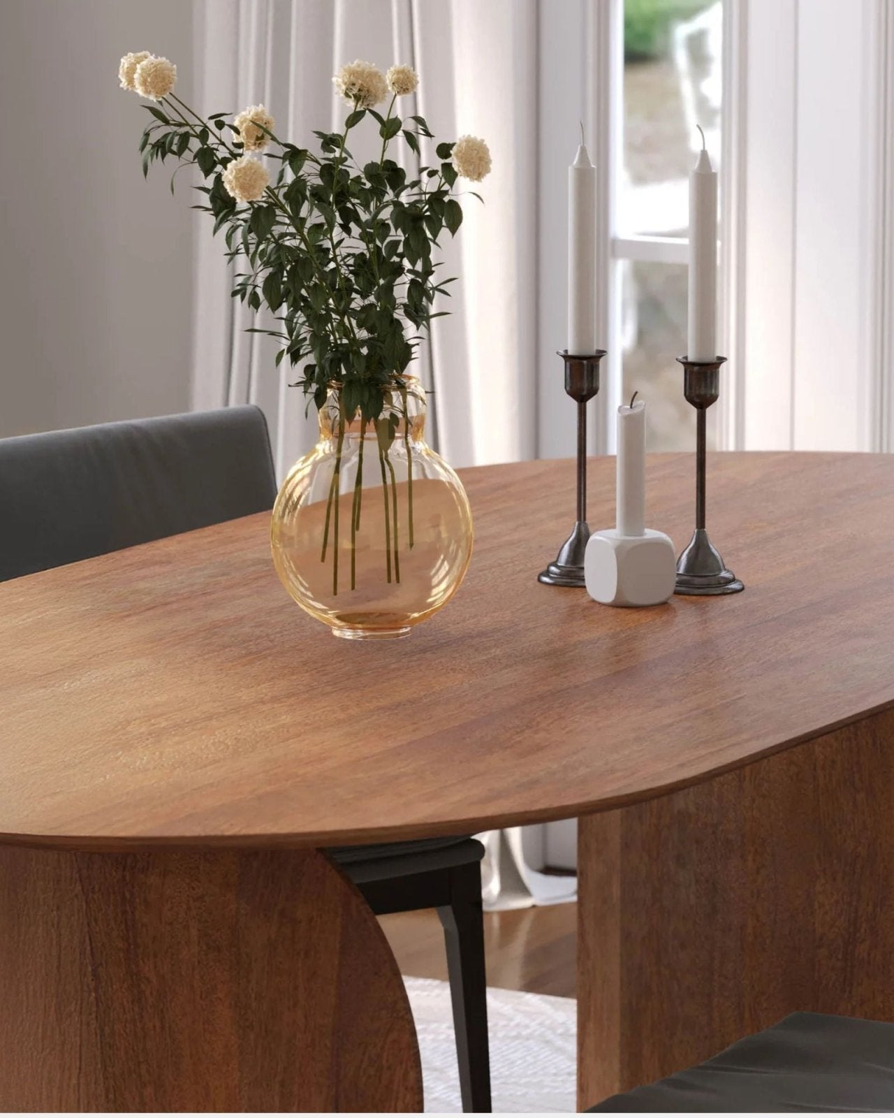 DOMINGO DINING TABLE 83" | Stonewaters