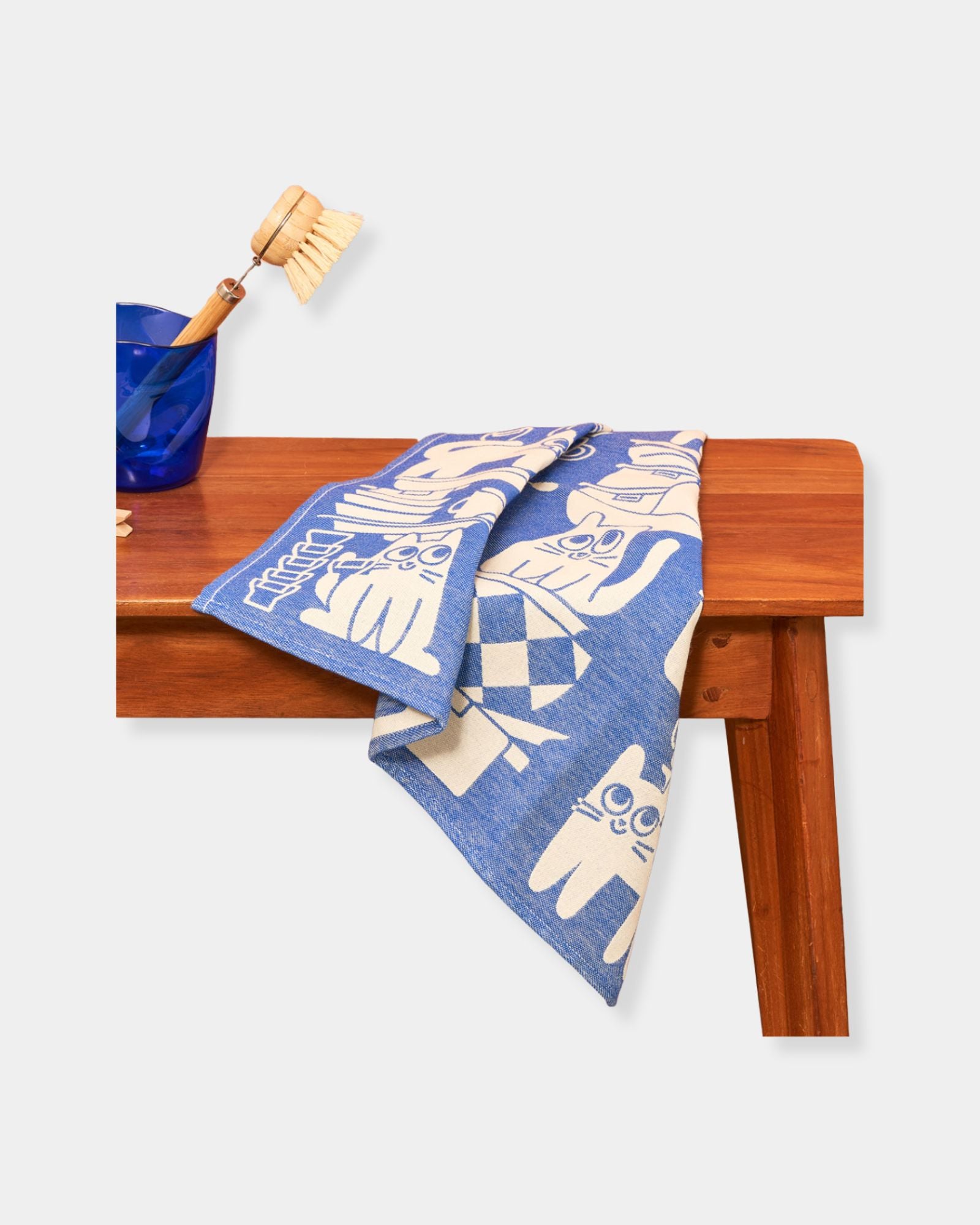 KITCHEN CATS - WOVEN COTTON TEA TOWEL