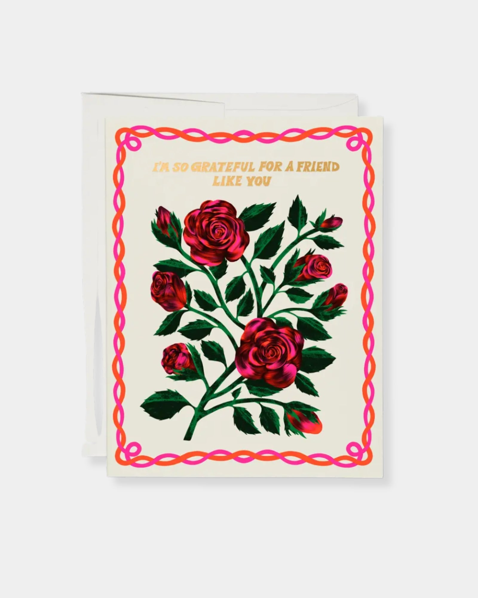 GRATEFUL ROSES - CARD