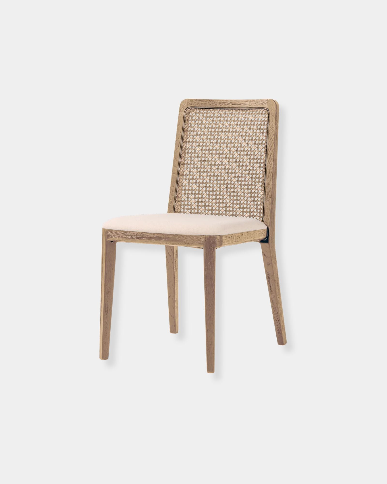 CANE CHAIR - OYSTER NATURAL