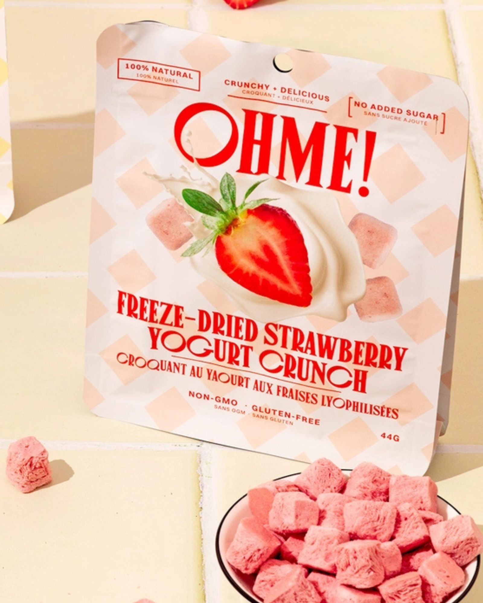 FREEZE DRIED STRAWBERRY YOGURT CRUNCH