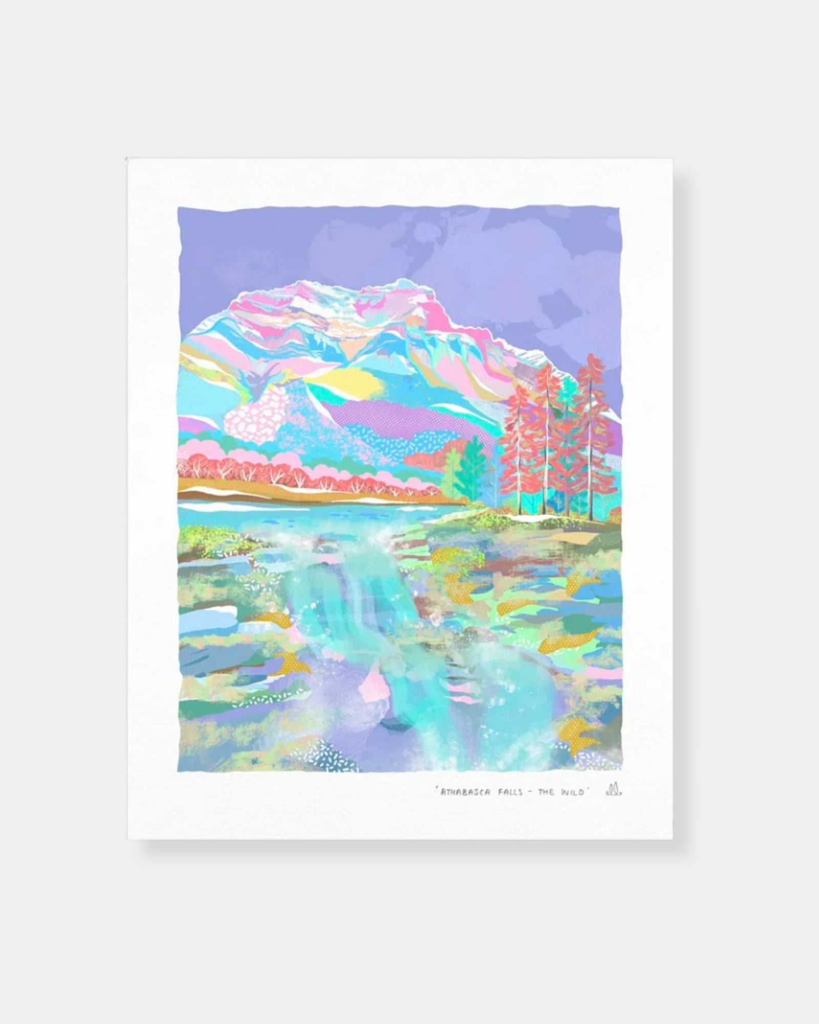 ATHABASCA FALLS - THE WILD 8X10 - PRINT