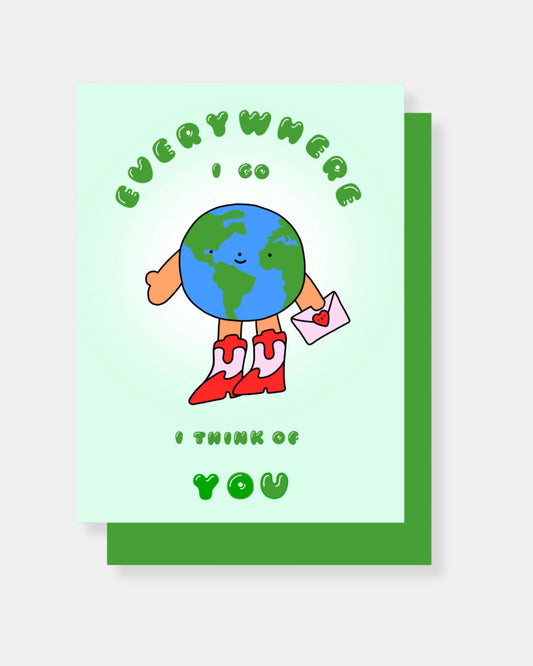 EVERYWHERE I GO - CARD
