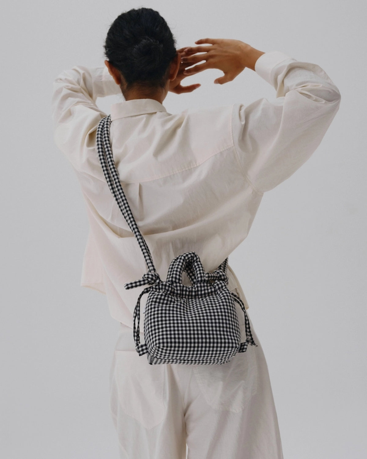 MICRO ONA SOFT BAG - VICHY BLACK