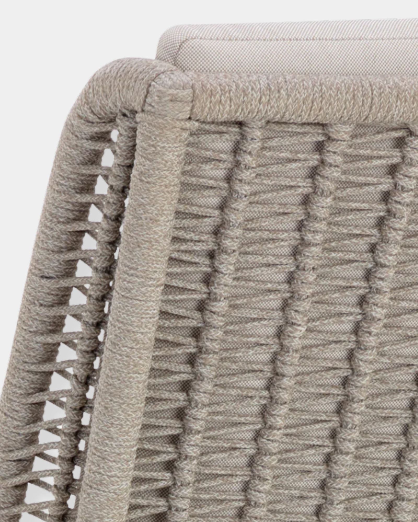 SORRENTO DINING CHAIR - DRIFT BROWN