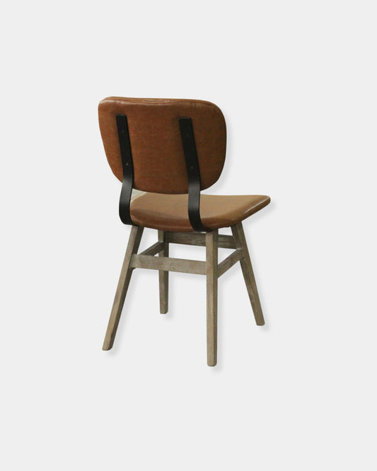 FRASER CHAIR TAN BROWN - SET OF 2