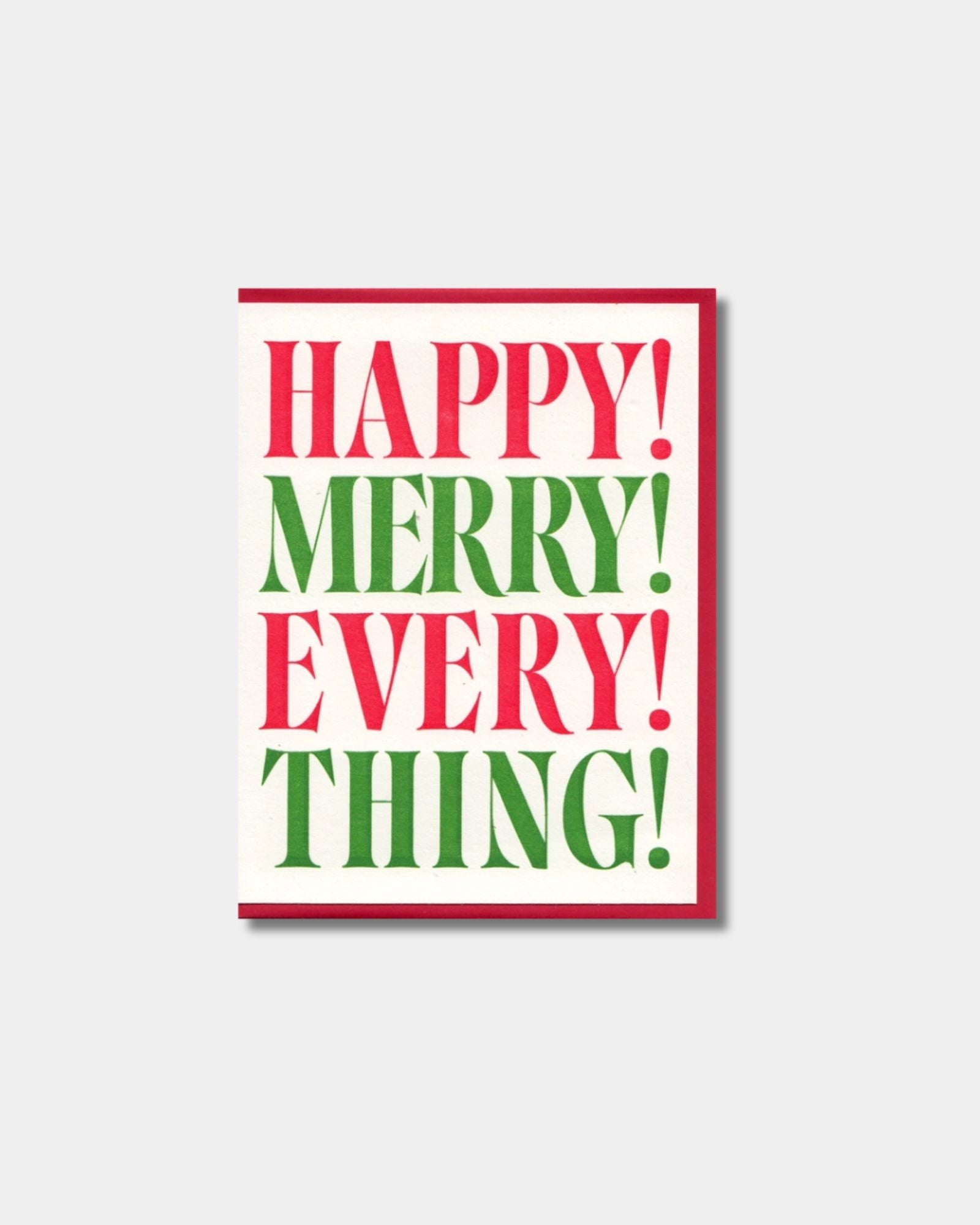 MERRY EVERYTHING - CARD