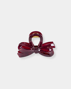 AURORA HAIR CLIP - BURGUNDY