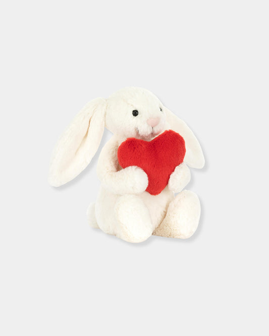 ORIGINAL BASHFUL RED LOVE HEART BUNNY - PLUSH TOY