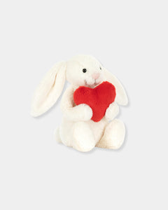 ORIGINAL BASHFUL RED LOVE HEART BUNNY - PLUSH TOY