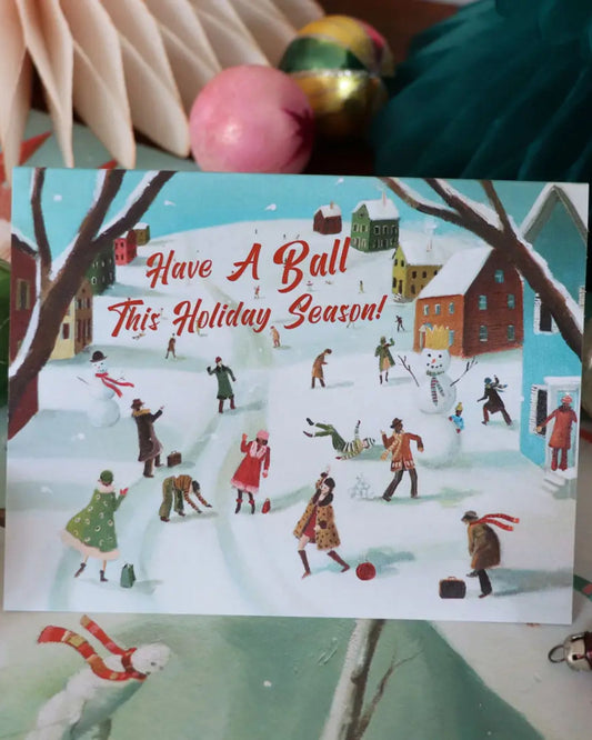 THE GREAT SNOWBALL FIGHT - CARD