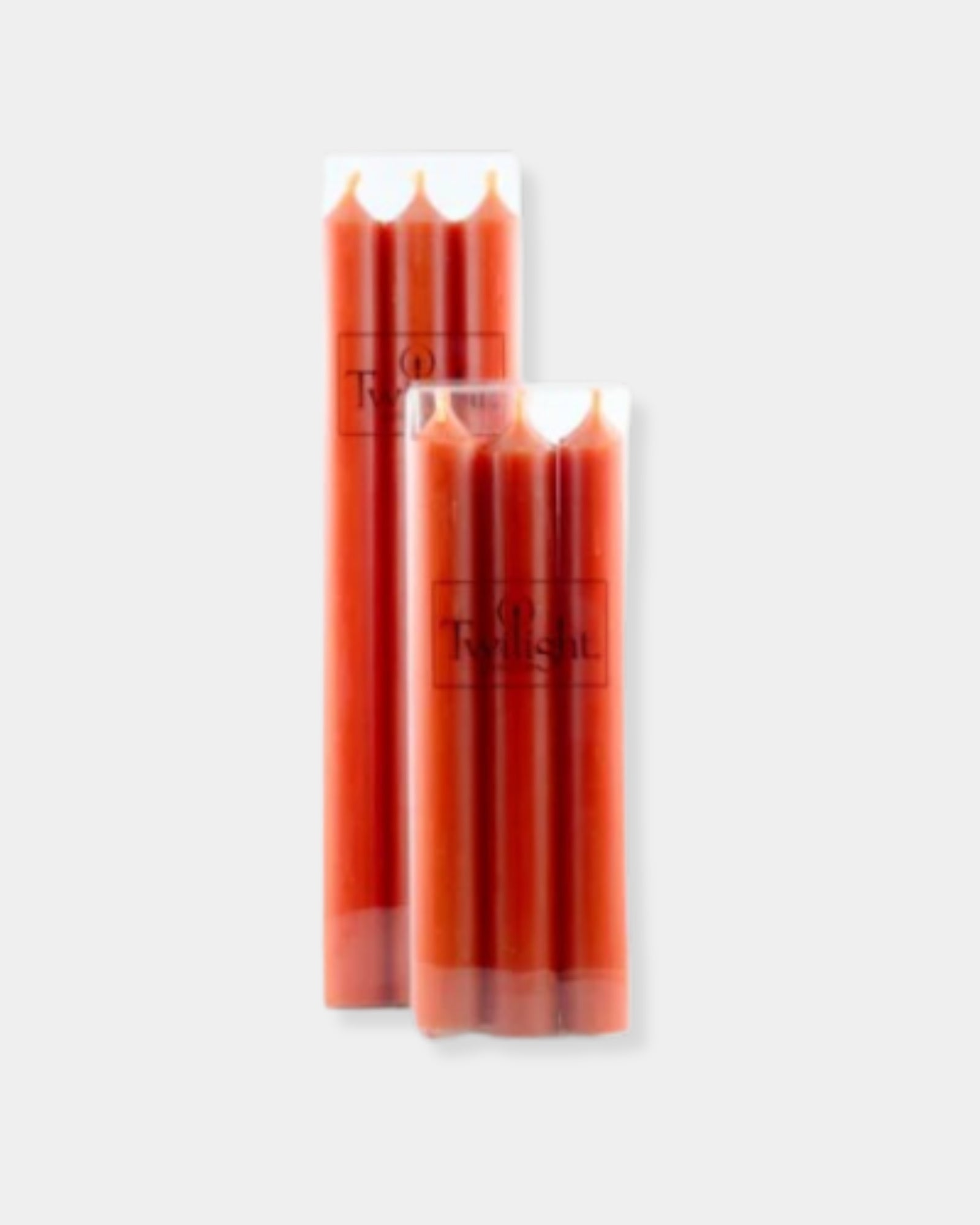 TWILIGHT CANDLE 10" SET OF 6 - TERRACOTTA