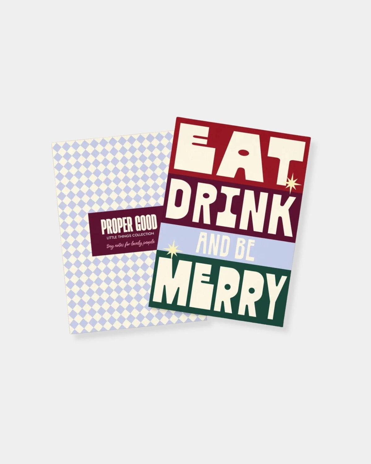 EAT DRINK BE MERRY - CARD | Stonewaters
