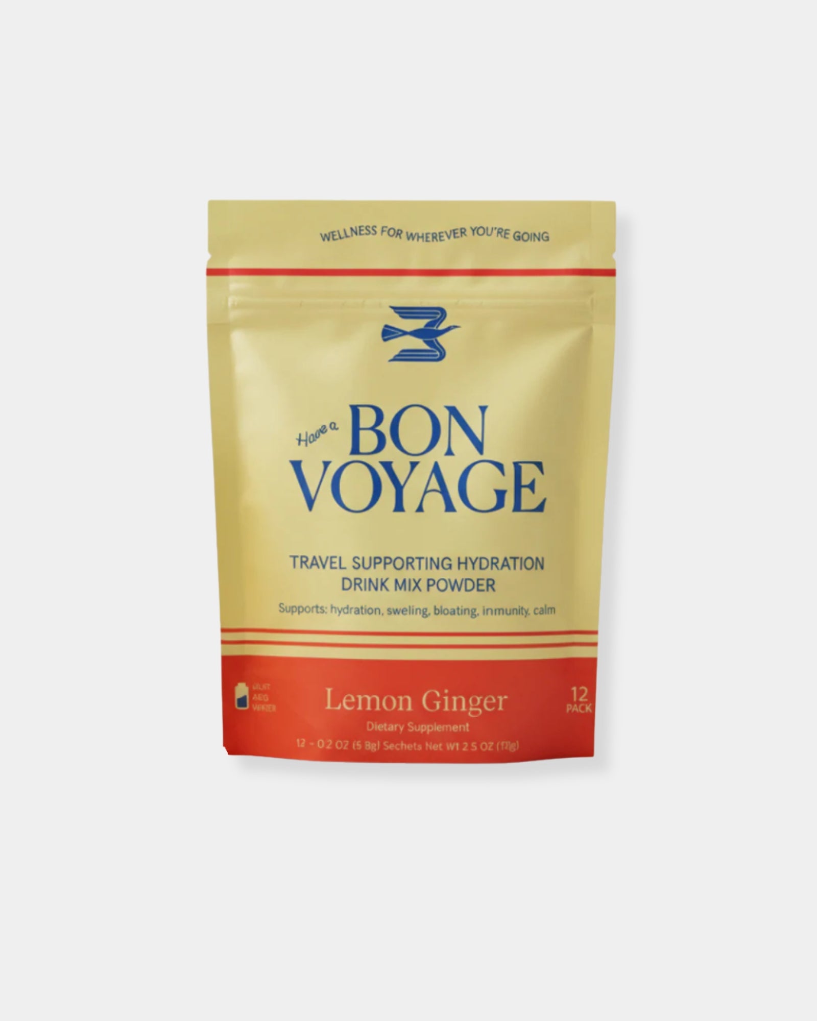 LEMON GINGER HYDRATION DRINK MIX POWDER