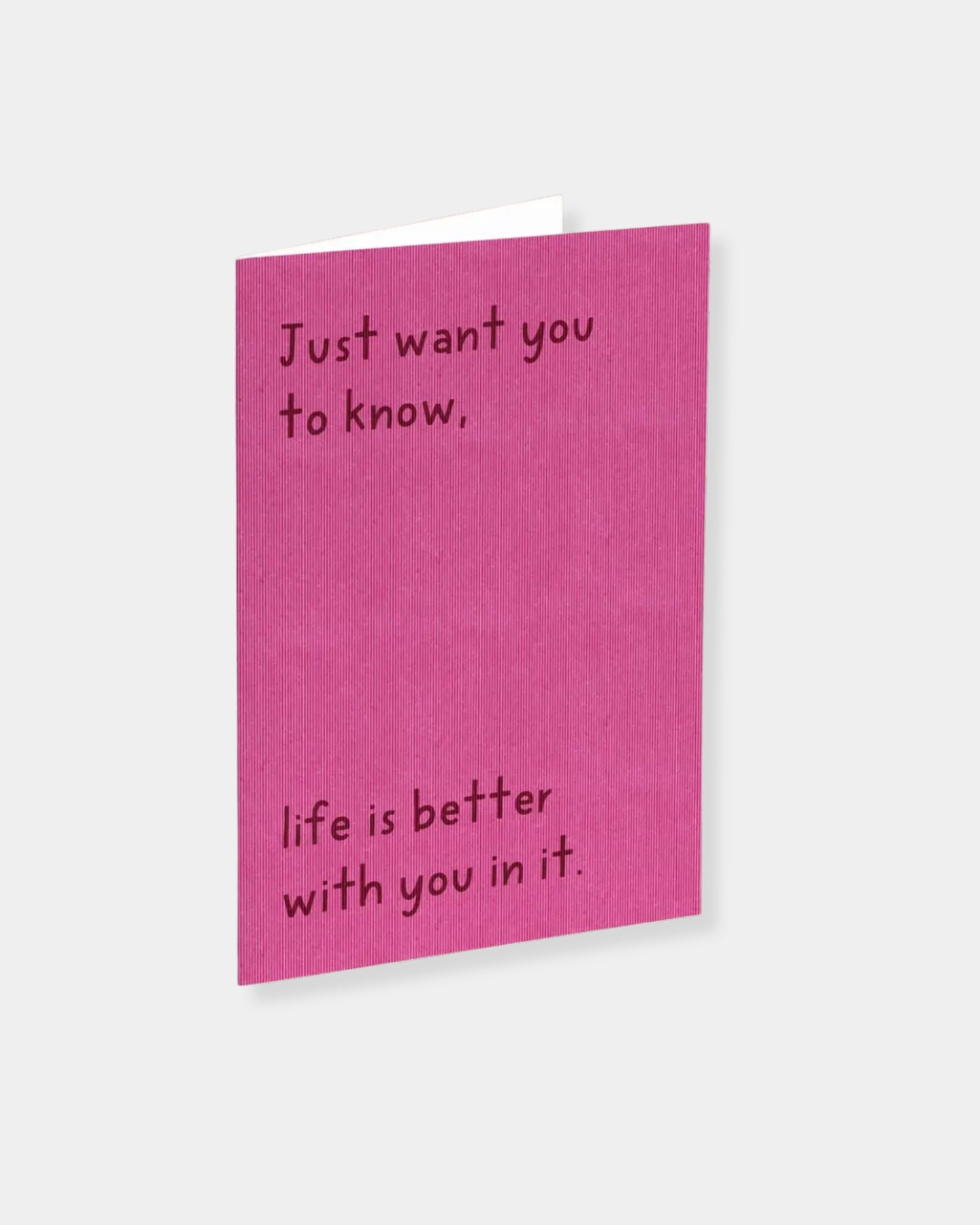 LIFE IS BETTER WITH YOU MINI - CARD