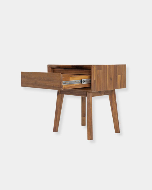 GIA 1-DRAWER NIGHTSTAND - PECAN