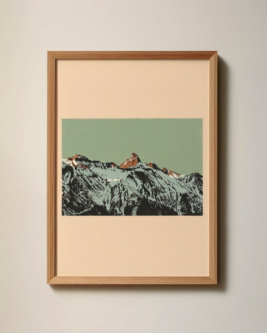 MOUNTAINS - 8x10 ART PRINT