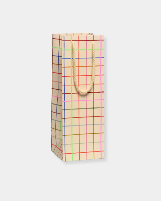 COLOUR GRID BOOZE BAG