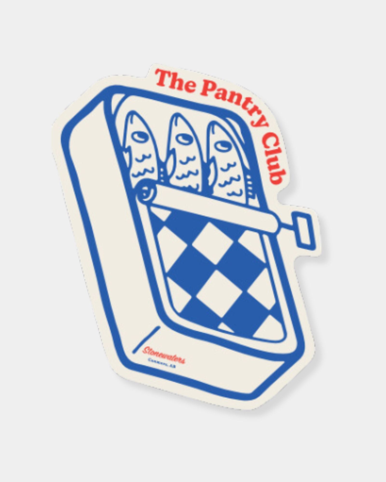 TINNED FISH PANTRY CLUB MAGNET