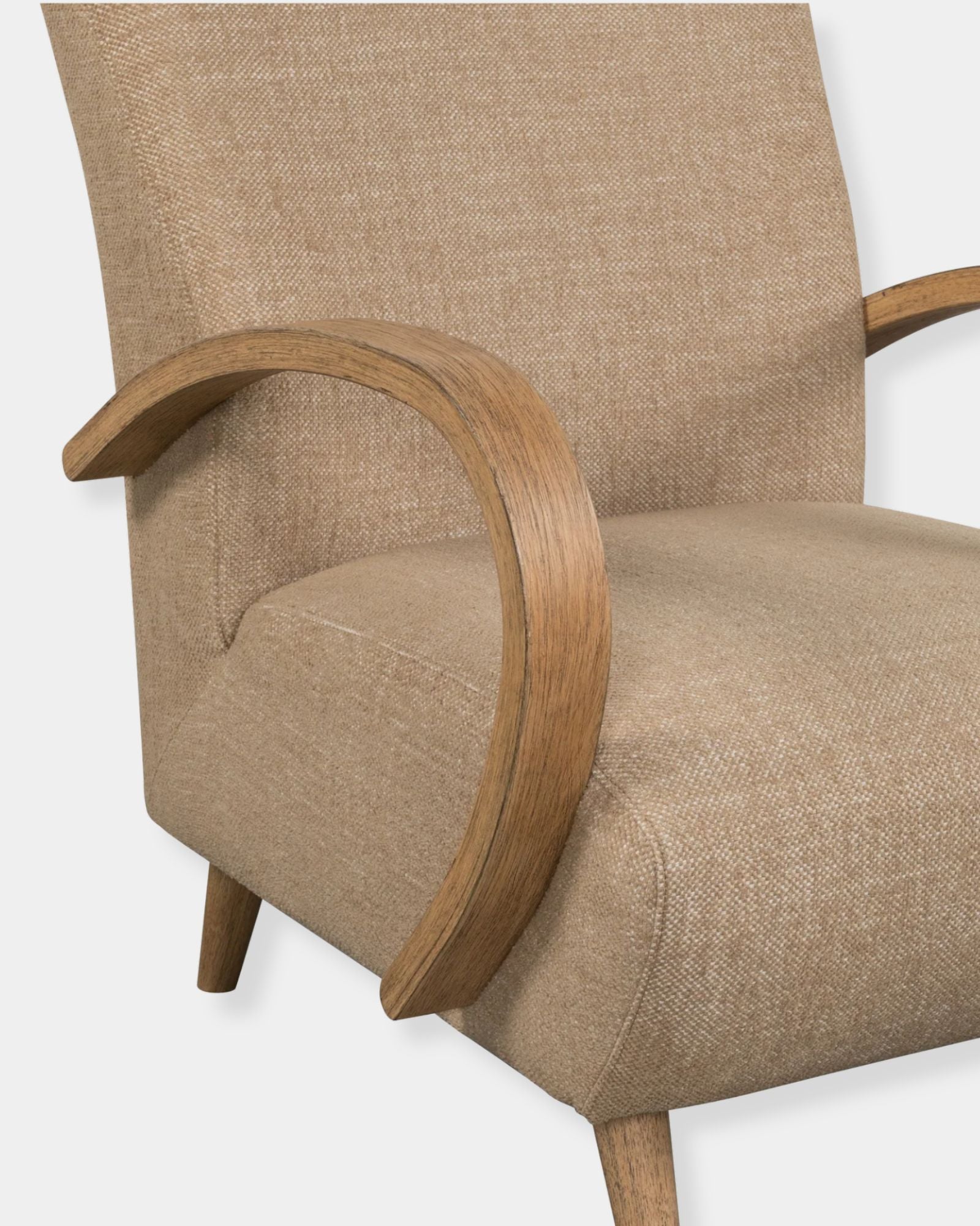 LOUIS CLUB CHAIR - TEXTURED HONEY