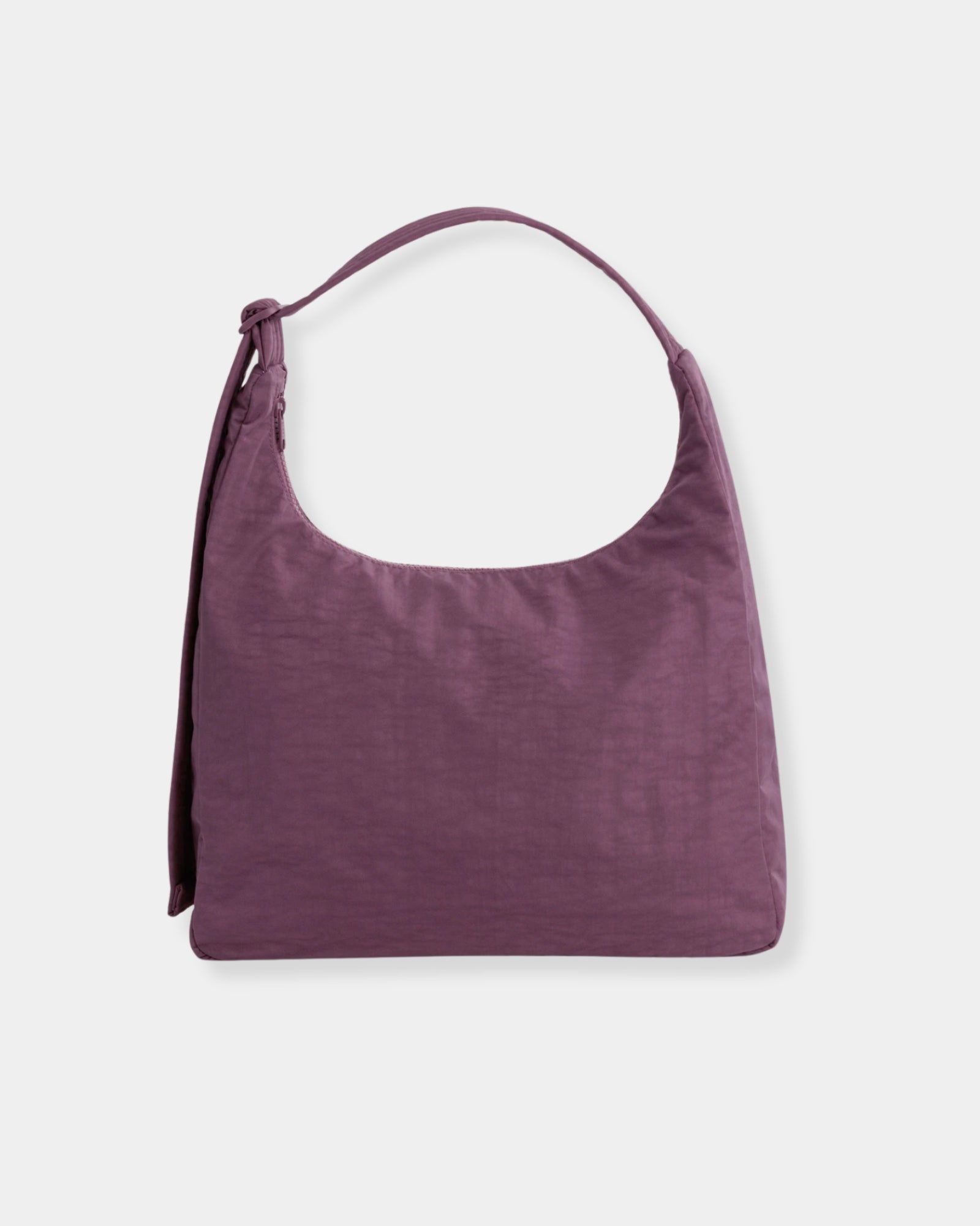 NYLON SHOULDER BAG - WILD PLUM