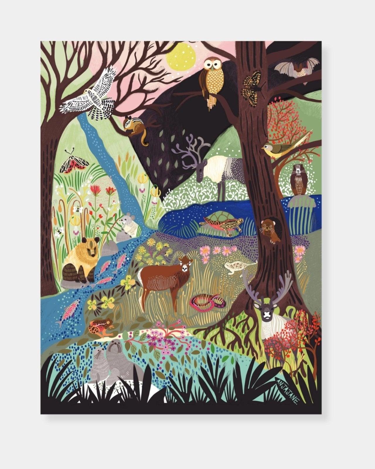 ENDANGERED ANIMALS - 12x16 PRINT | Stonewaters