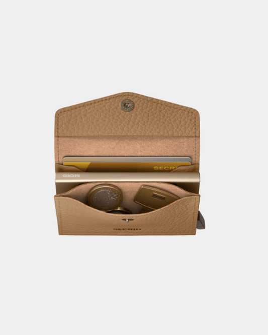 ENVELOPE WALLET - PEBBLE CAPPUCCINO | Stonewaters