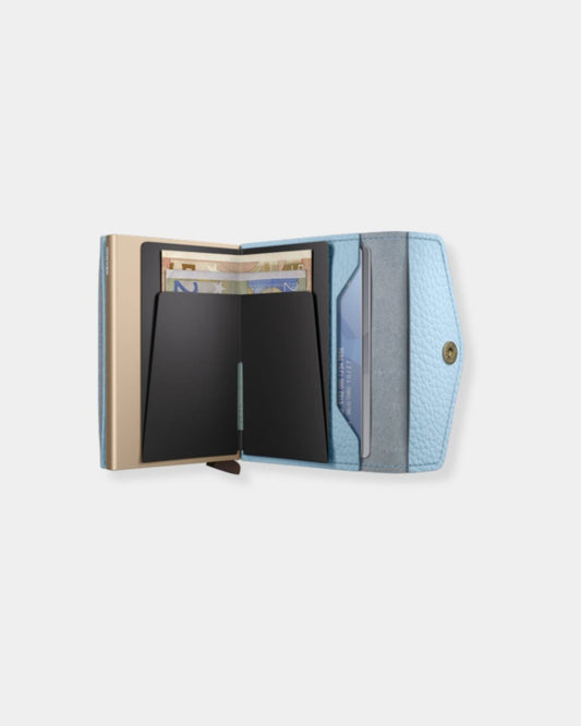 ENVELOPE WALLET - PEBBLE ICE BLUE | Stonewaters