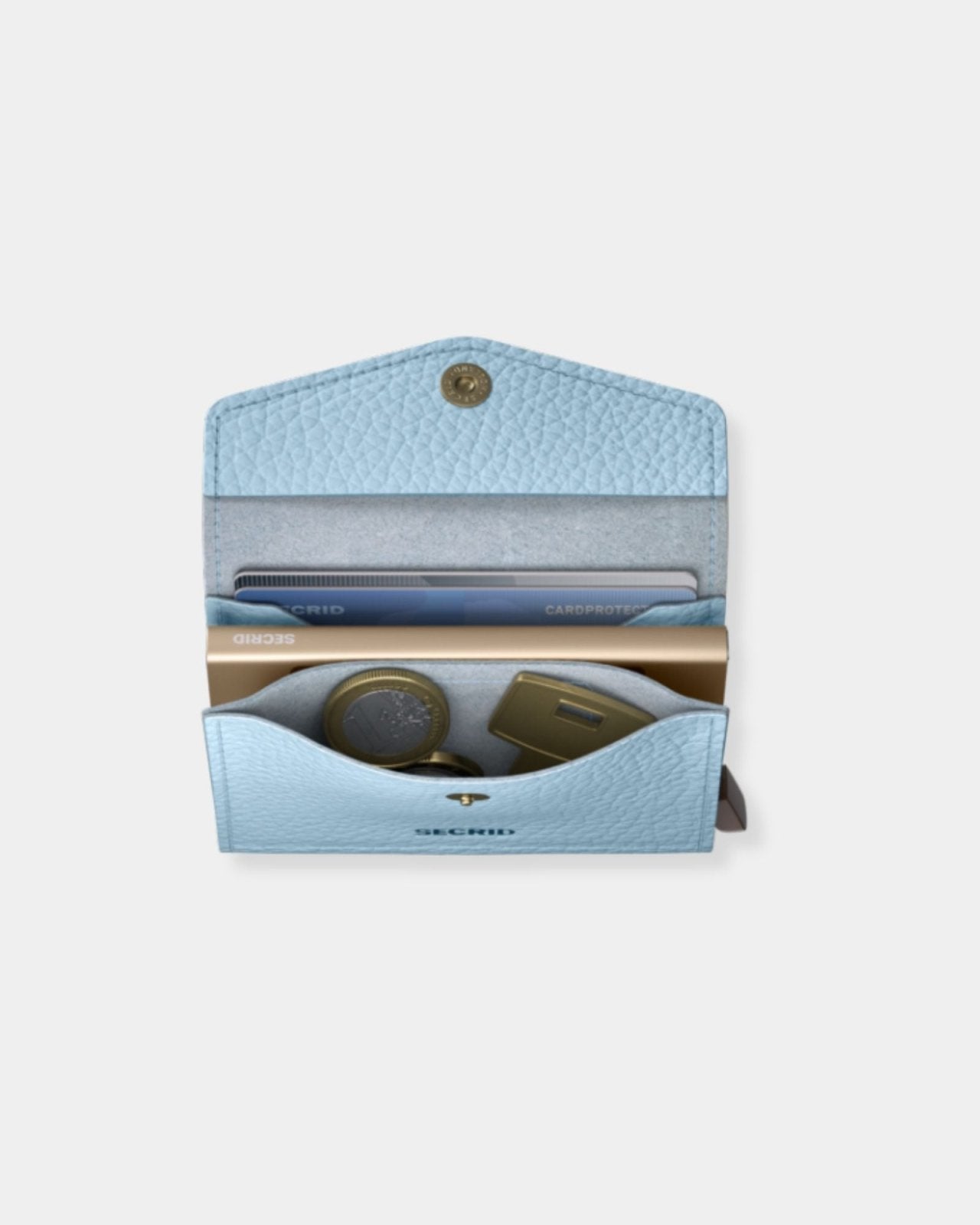 ENVELOPE WALLET - PEBBLE ICE BLUE | Stonewaters