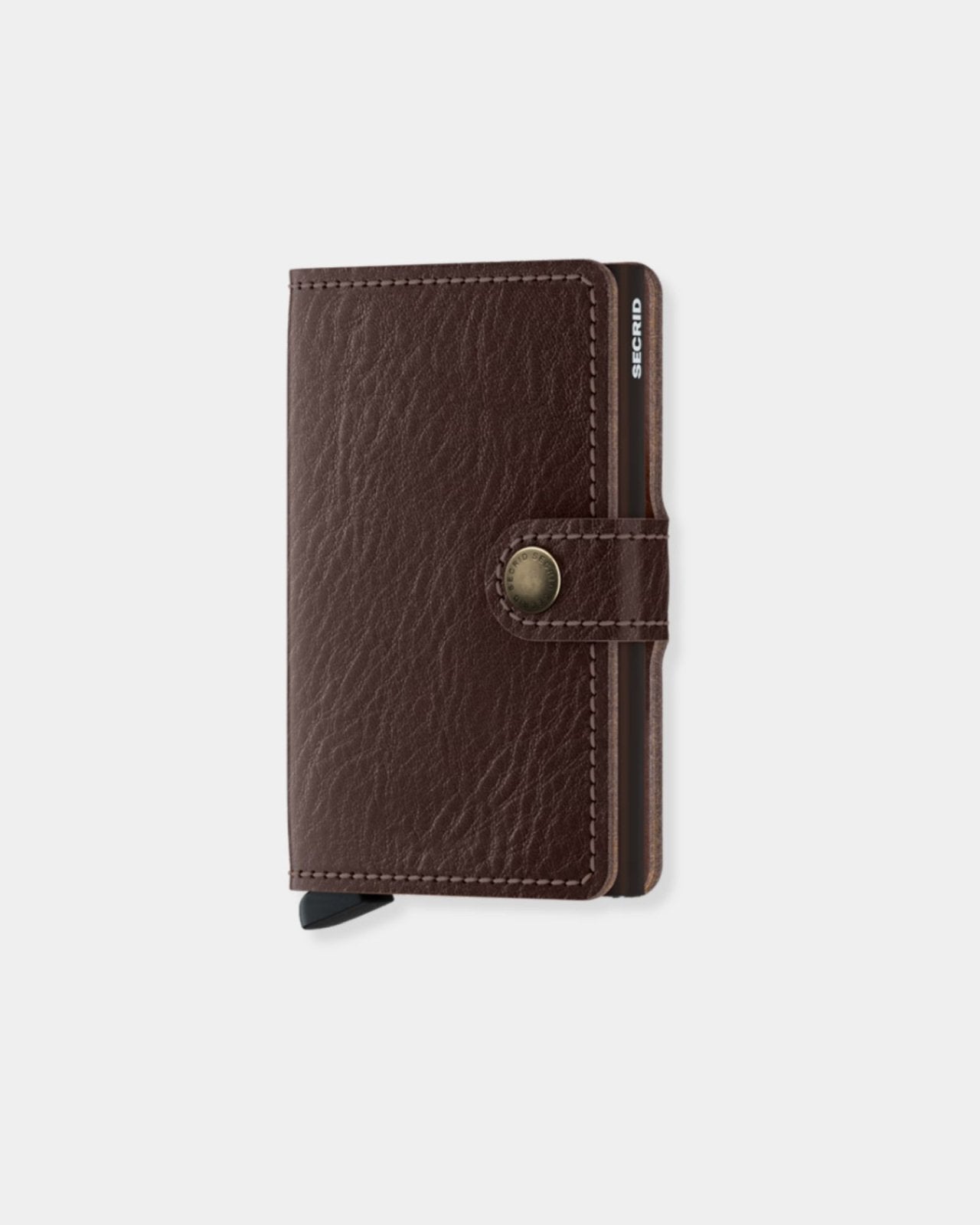 ESPRESSO & BROWN - VEG TANNED LEATHER MINIWALLET | Stonewaters