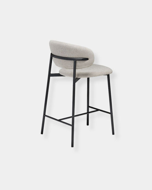 EVIE 26" COUNTER STOOL SET OF 2 - COCO GREY | Stonewaters