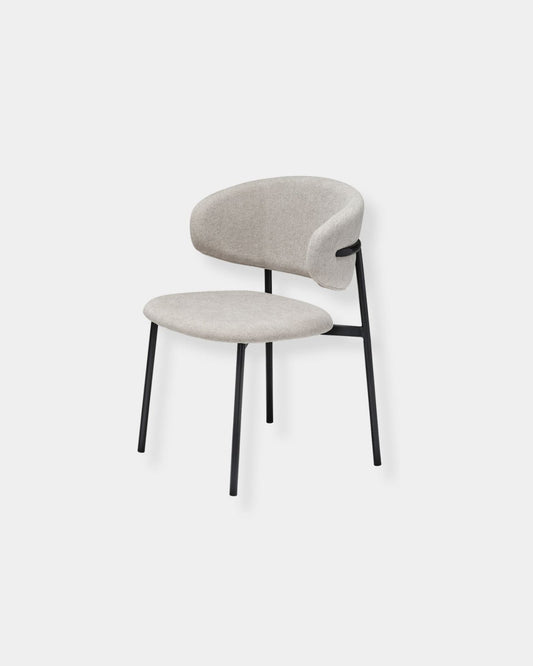 EVIE DINING CHAIR SET OF 2 - COCO GREY | Stonewaters