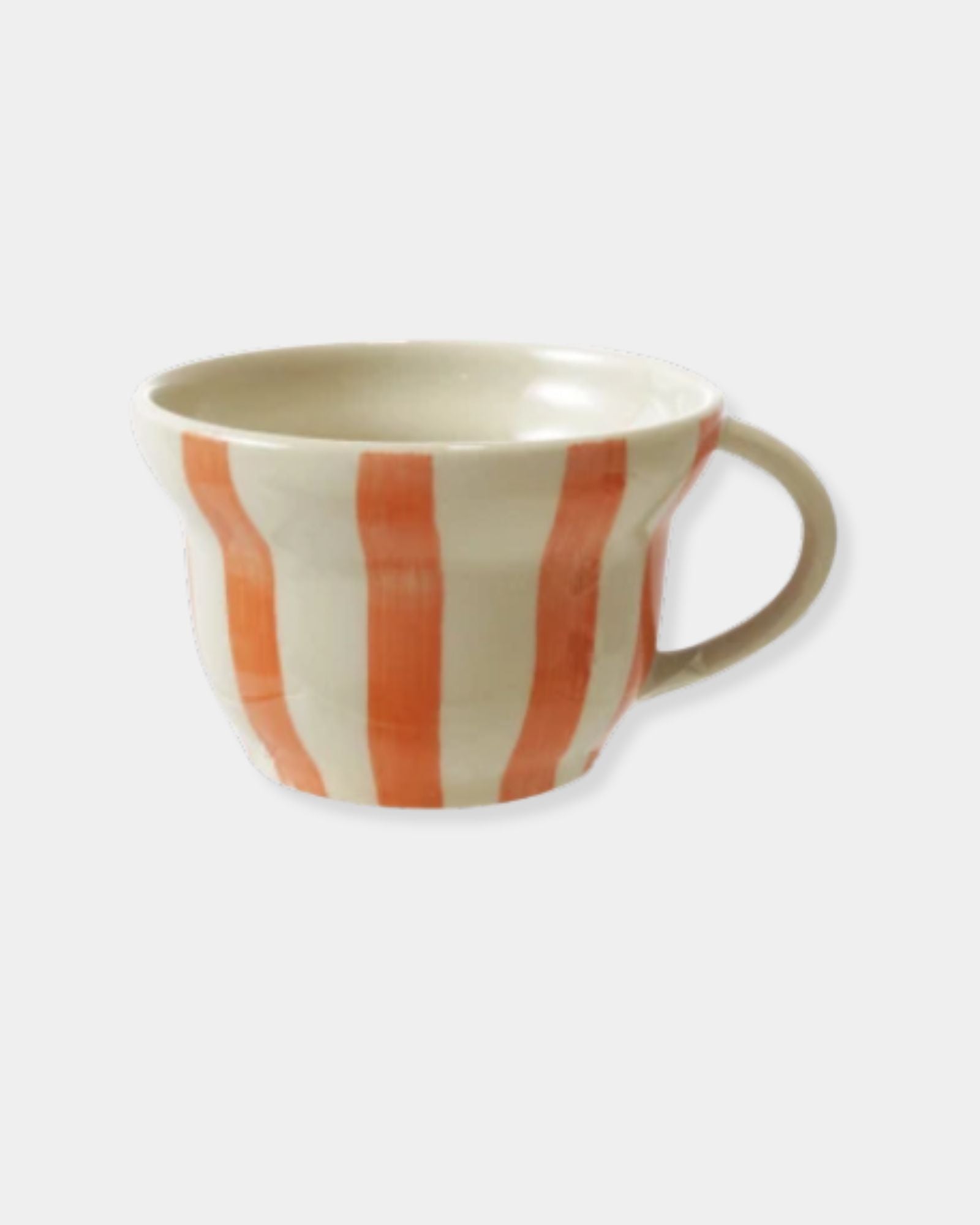 ORANGE STRIPED MUG