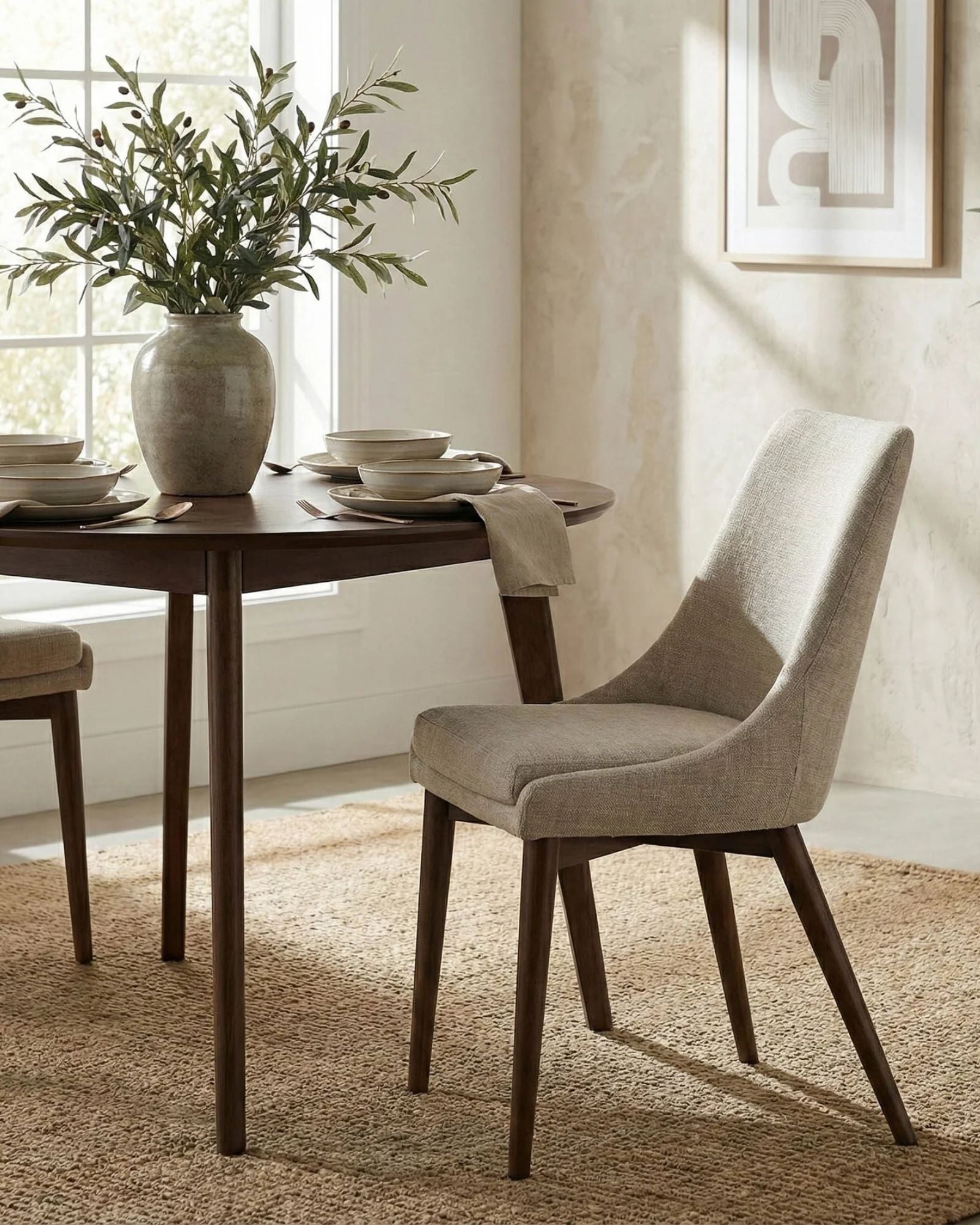 FRITZ SIDE CHAIR TAUPE - SET OF 2