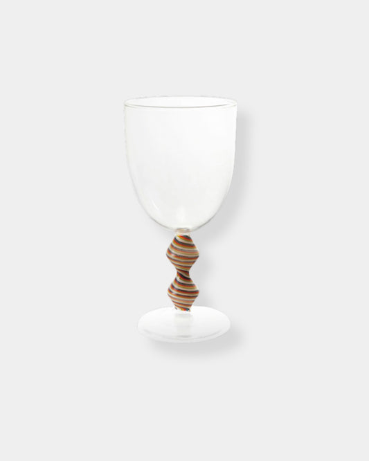 WINE GLASS - MULTI SWIRL STEM