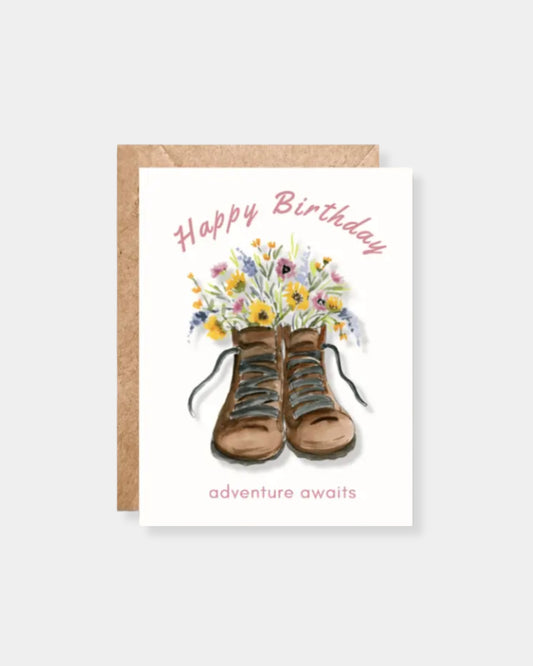 HIKING BIRTHDAY - CARD