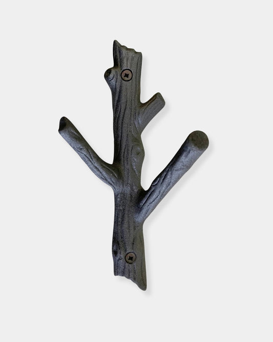 BLACK 2 BRANCH HOOK - MEDIUM