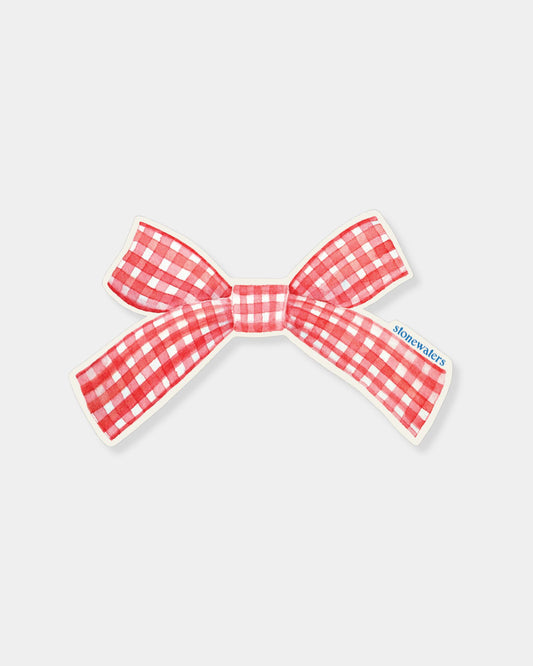 RED BOW - STICKER