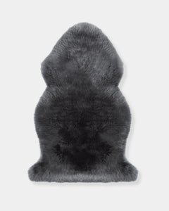 SHEEPSKIN RUG LG GREY